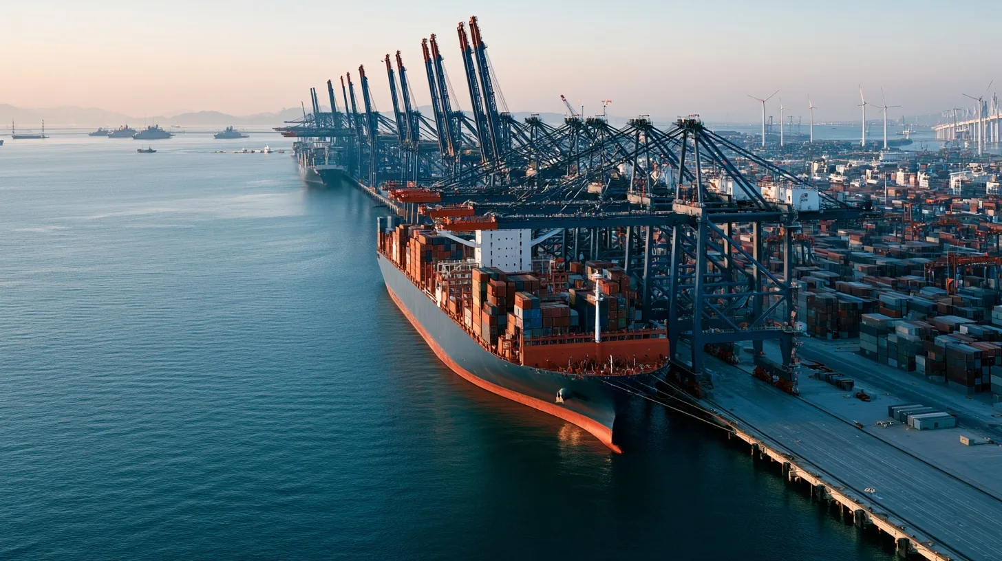 International freight operations connecting ocean, air, rail, road and origin services