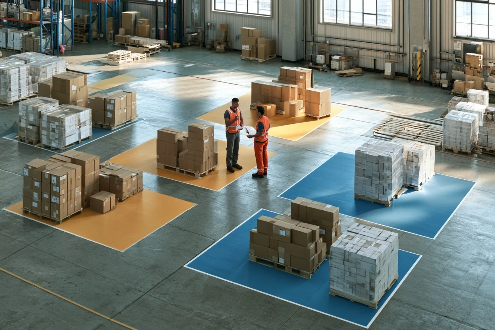 Multi-supplier consolidation operations coordinated for an international shipment