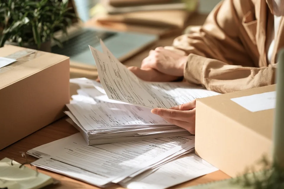 Shipment documents organized for a responsible customs handoff