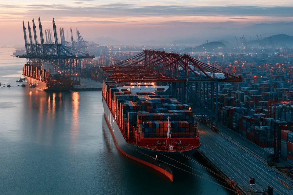 Container vessel operations for ocean freight