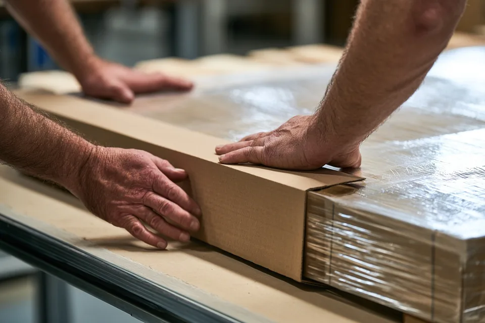 Freight packaging work prepared to an approved instruction